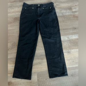 Women’s Black Express Jeans SLIM Super High Rise Size 14R PERFECT CONDITION